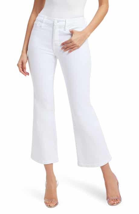 Good American Good Leg Crop Mini Bootcut Jeans