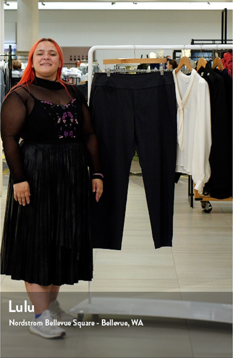 Wonderstretch Pocket Straight Leg Pants, sales video thumbnail