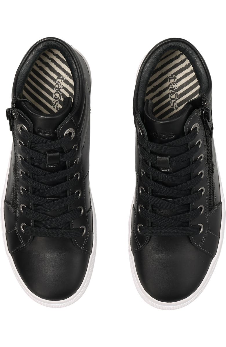 Taos Winner High Top Sneaker, Alternate, color, Black/ White