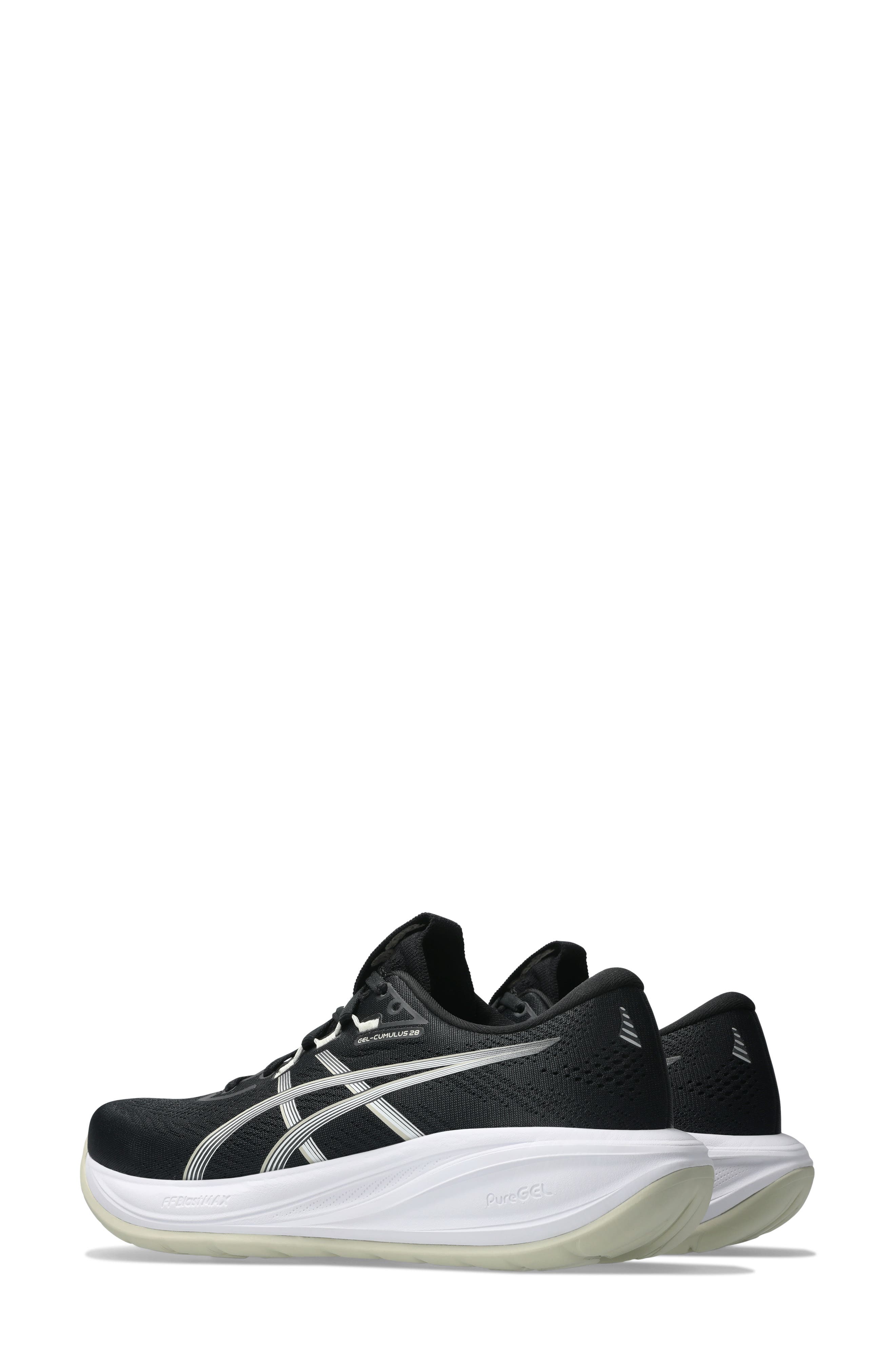 ASICS<sup>®</sup> GEL-CUMULUS<sup>®</sup> 28 Running Shoe, Alternate, color, Black/ White