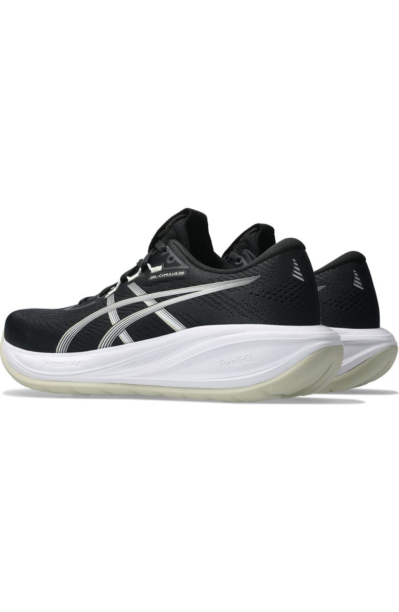 ASICS<sup>®</sup> GEL-CUMULUS<sup>®</sup> 28 Running Shoe, Alternate, color, Black/ White