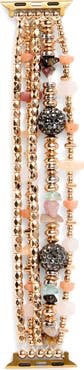 NORDSTROM RACK Beaded Smart Watch Strap