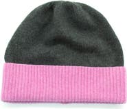 Portolano Cashmere Colorblock Beanie
