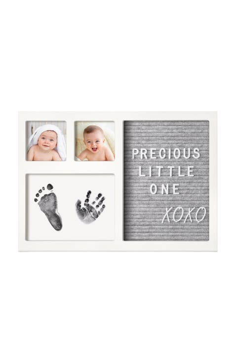 Heartfelt Clean Touch Inkless Hand & Footprint Frame Kit with Letterboard