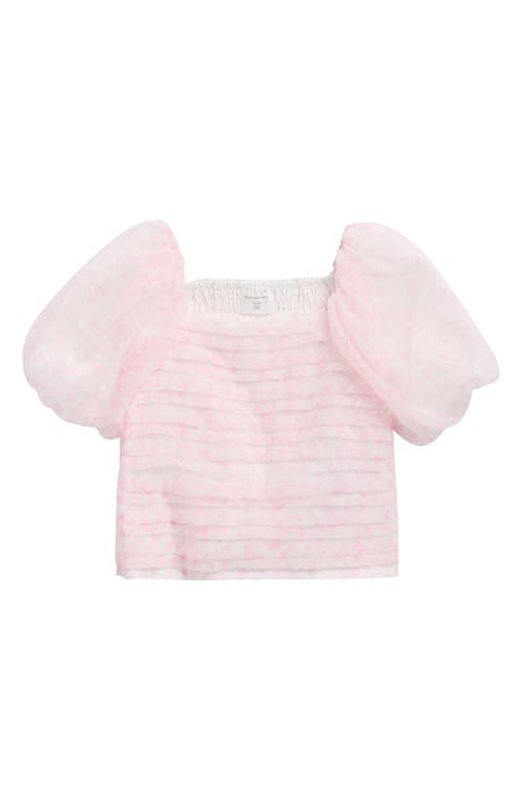 Kids' Emerson Puff Sleeve Tiered Top (Little Kid & Big Kid)