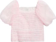 abercrombie kids Kids' Emerson Puff Sleeve Tiered Top