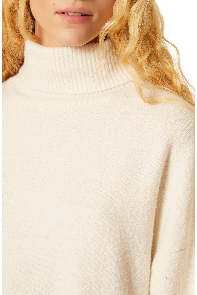 Nina Turtleneck Sweater, Alternate, color, WINTER WHITE