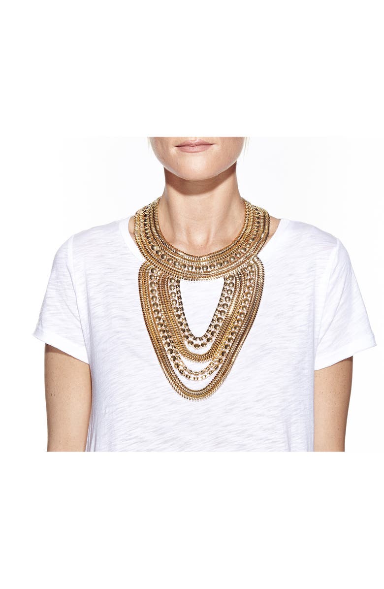 EYE CANDY LOS ANGELES Cleo Statement Necklace, Alternate, color, 