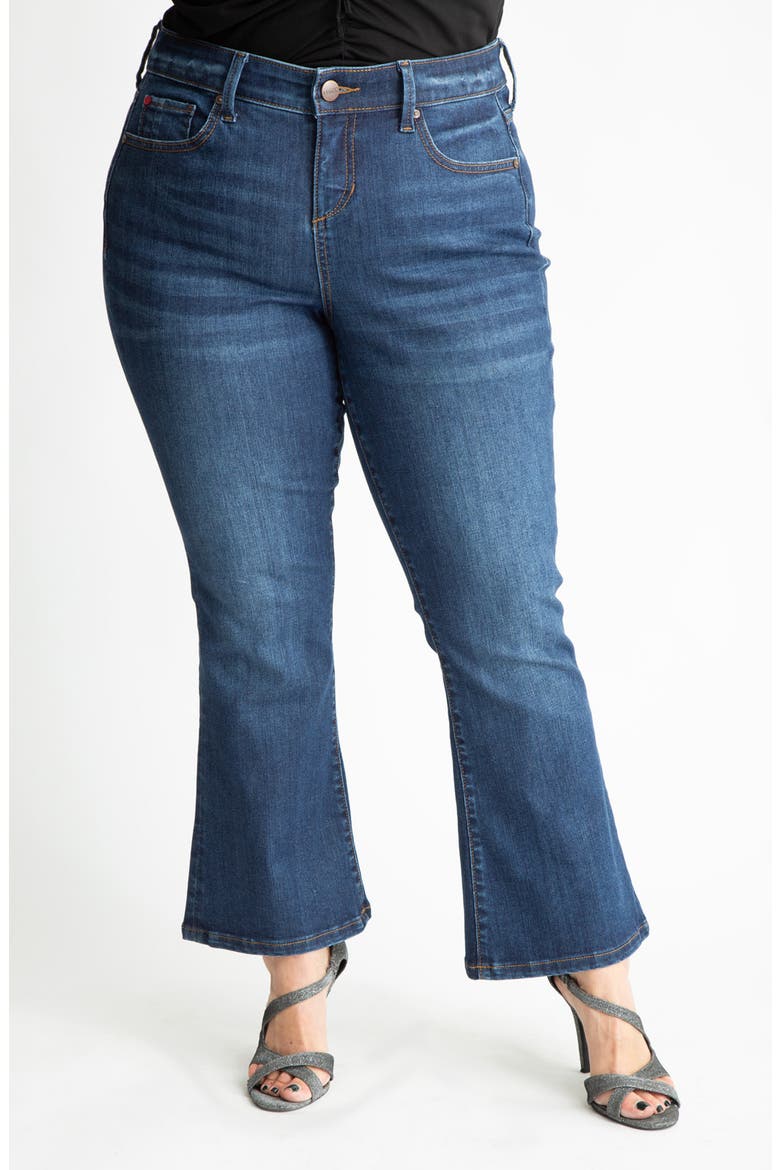 High Waist Ankle Flare Jeans, Main, color, LILY