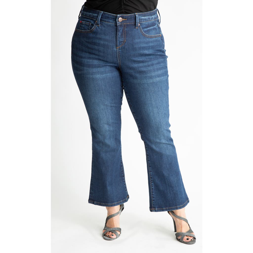 Slink Jeans High Waist Ankle Flare Jeans In Lily