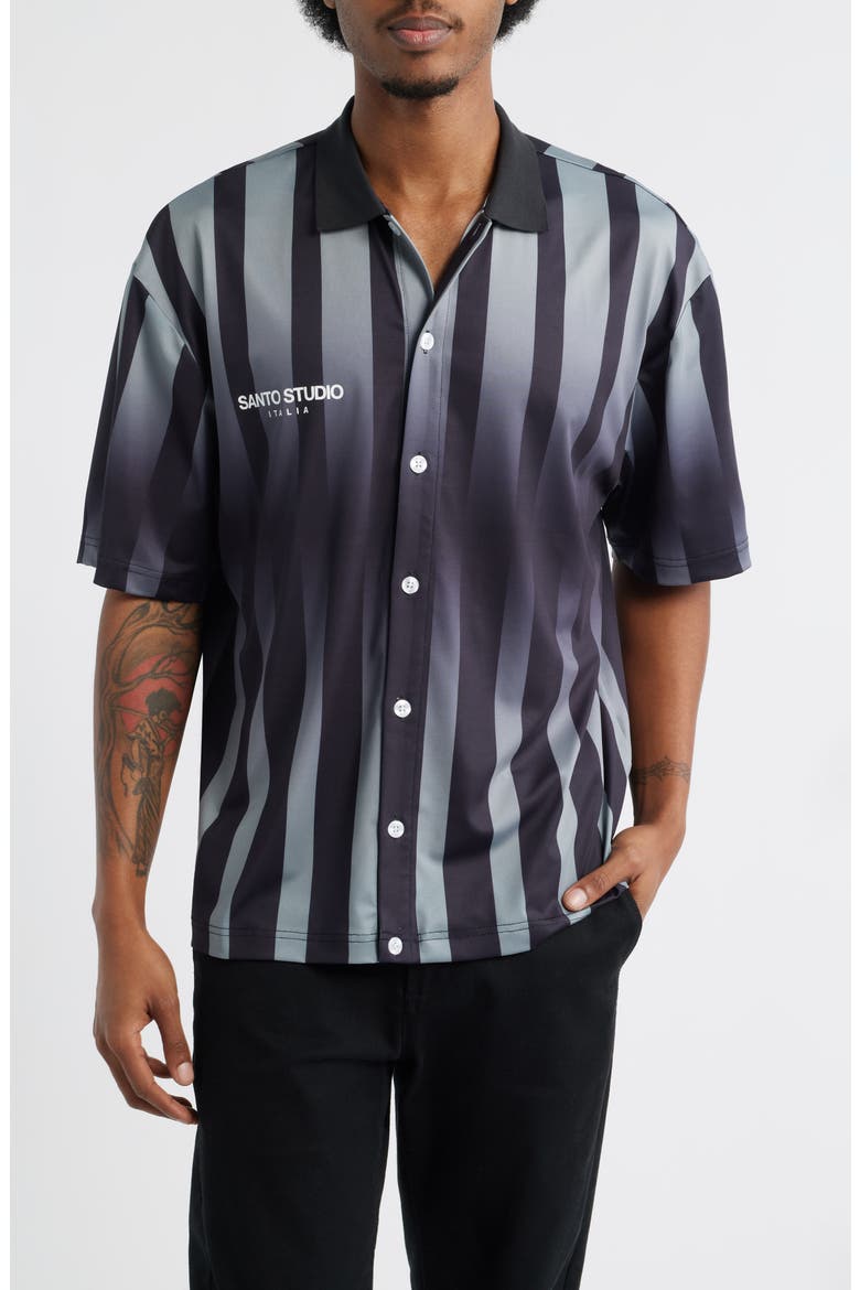 Hunter Lawrence Edition - Team Button-Up Shirt, Main, color, BLACK