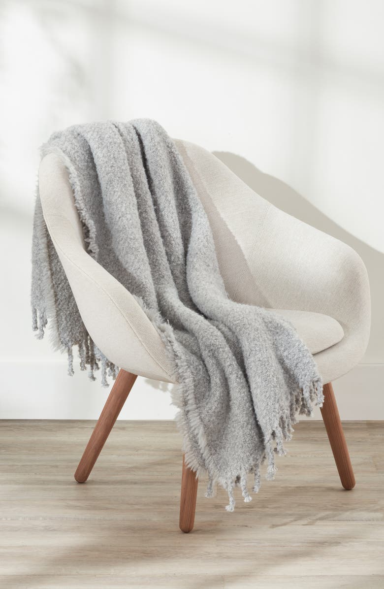 Nordstrom Haven Tassel Throw, Alternate, color, Grey Vapor