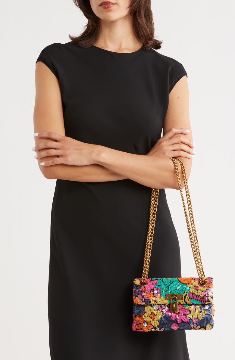 Kurt Geiger London Mini Brixton Sequin Shoulder Bag, Alternate, color,