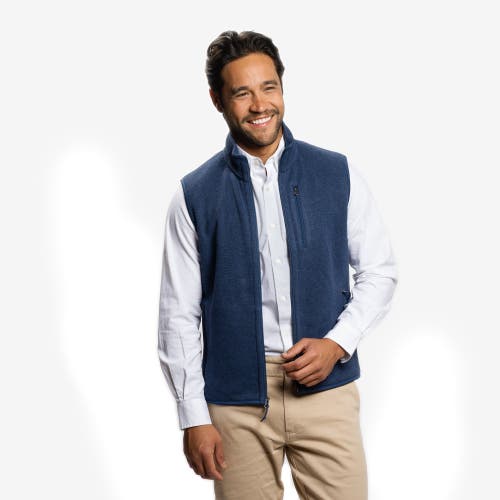 Peter Manning Polartec Fleece Vest In Animal Print