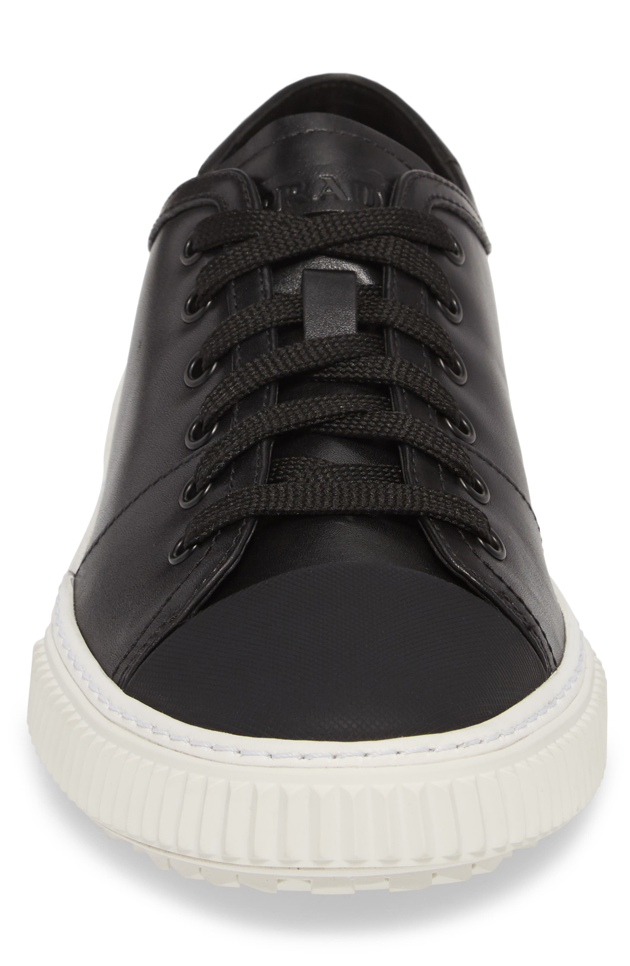 Prada Stratus Low Top Sneaker, Alternate, color, 