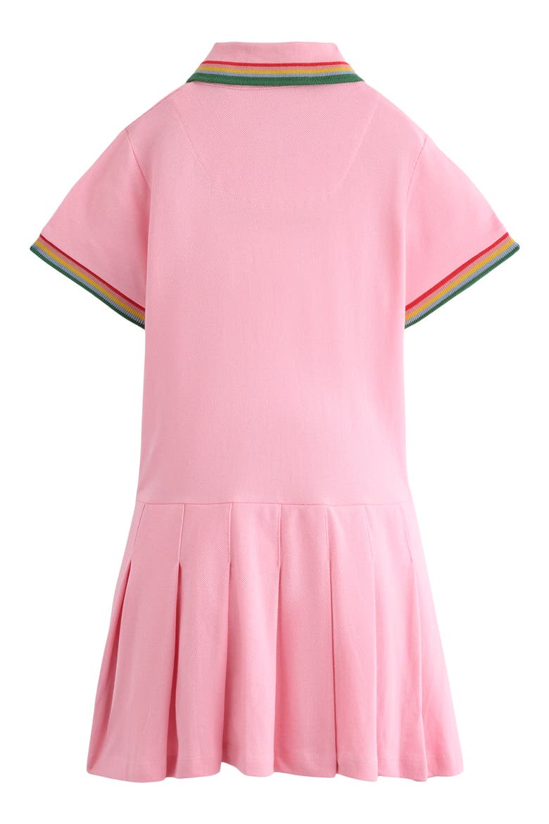 Kids' Piqué Jersey Polo Dress, Alternate, color, ALMOND PINK
