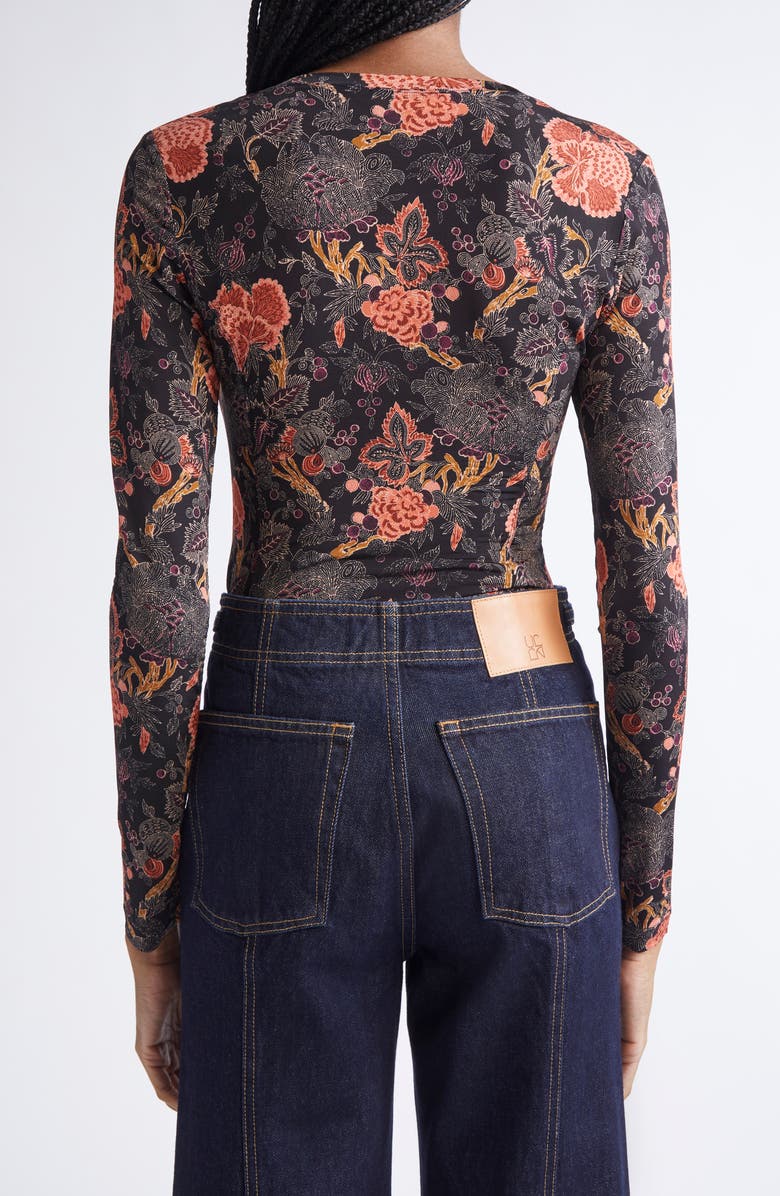 Ulla Johnson Aris Long Sleeve Knit Top, Alternate, color, Night Lily