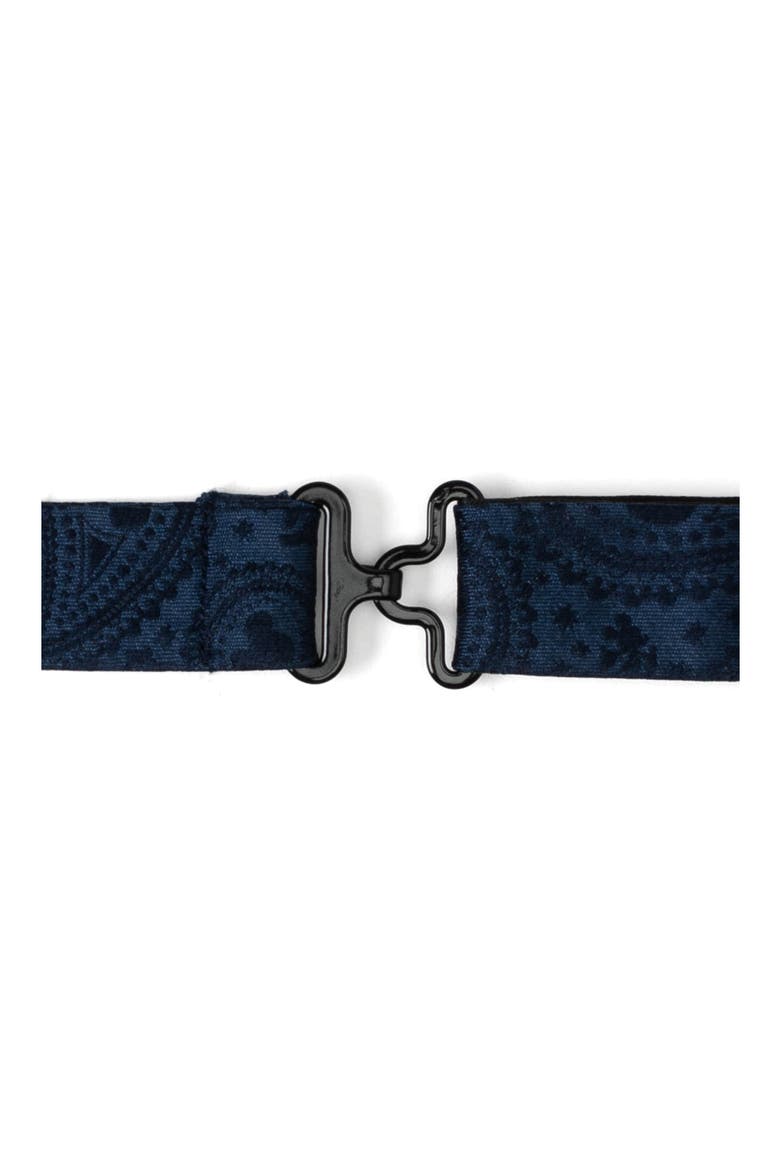 Mickey Mouse Paisley Silk Bow Tie, Alternate, color, NAVY