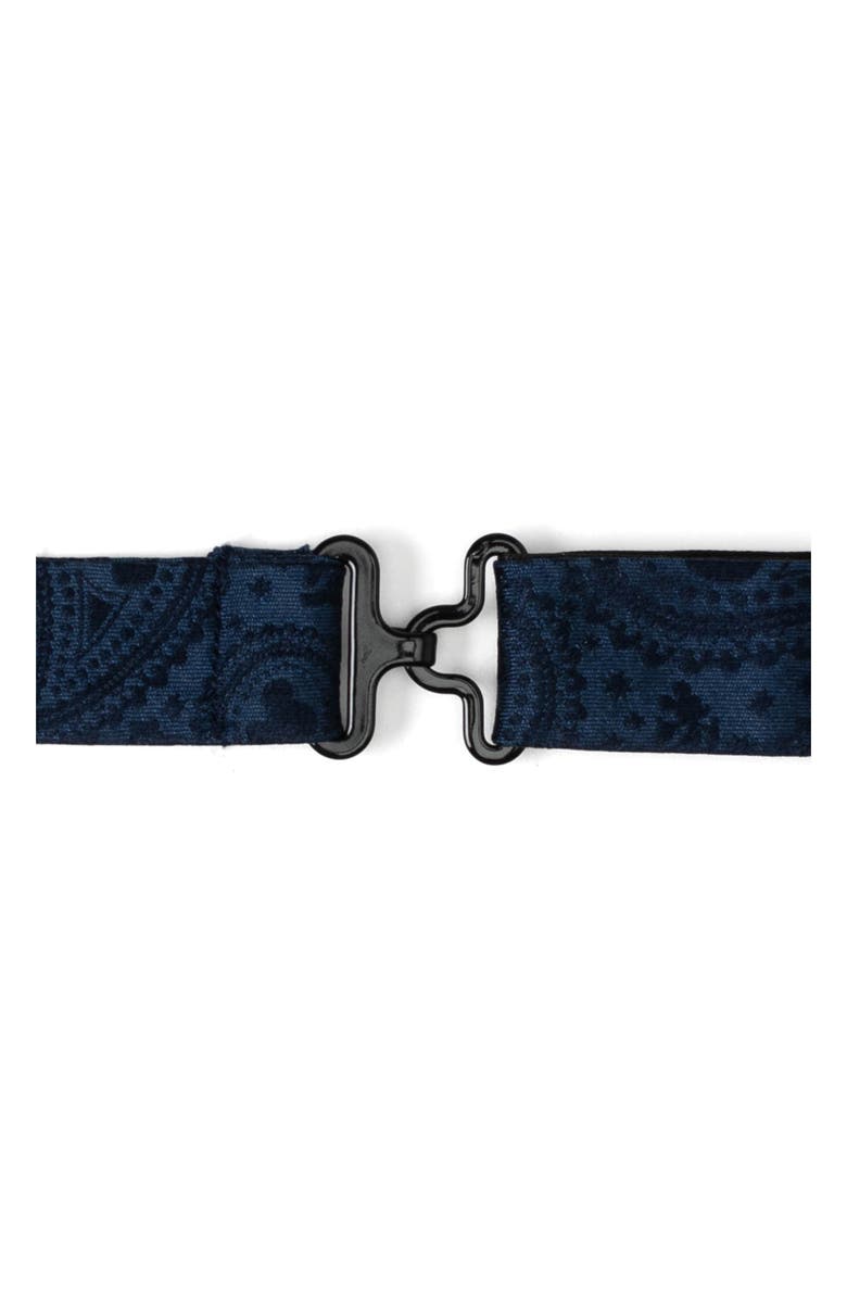 Cufflinks, Inc. Mickey Mouse Paisley Silk Bow Tie, Alternate, color, Navy