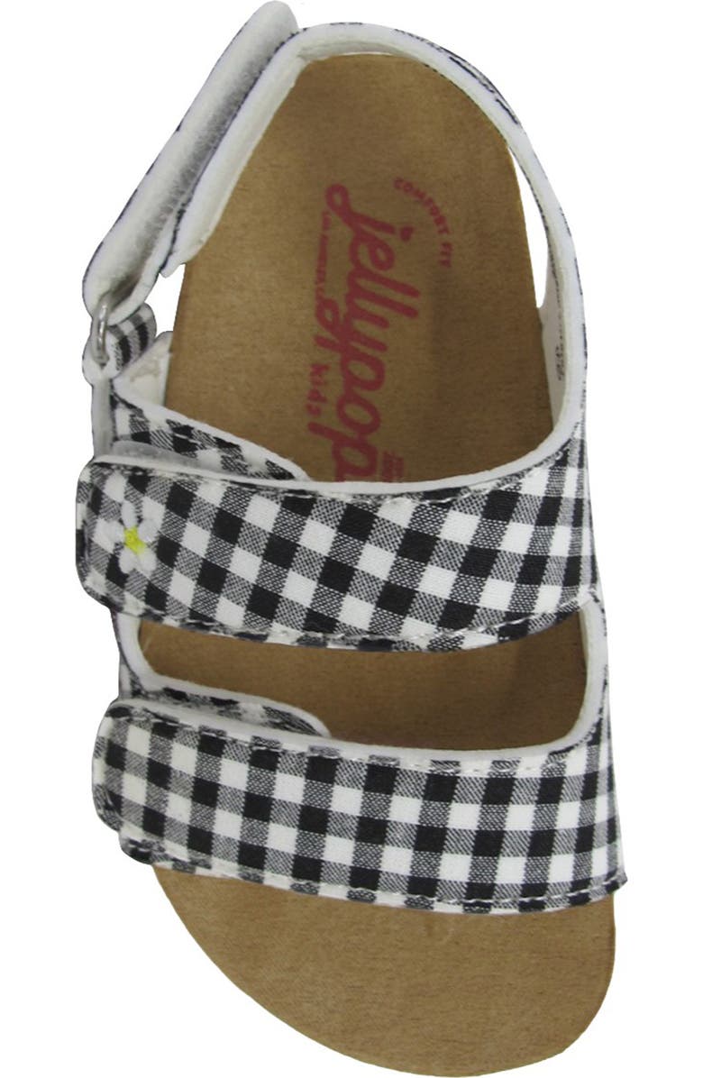 JELLYPOP Kids' Lil' Maribee Sandal, Alternate, color, White / Black