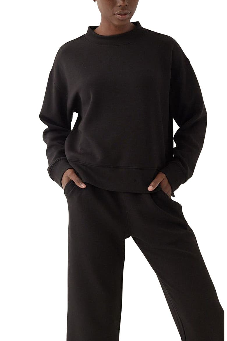 The Clubhouse Travel Pullover, Alternate, color, Black