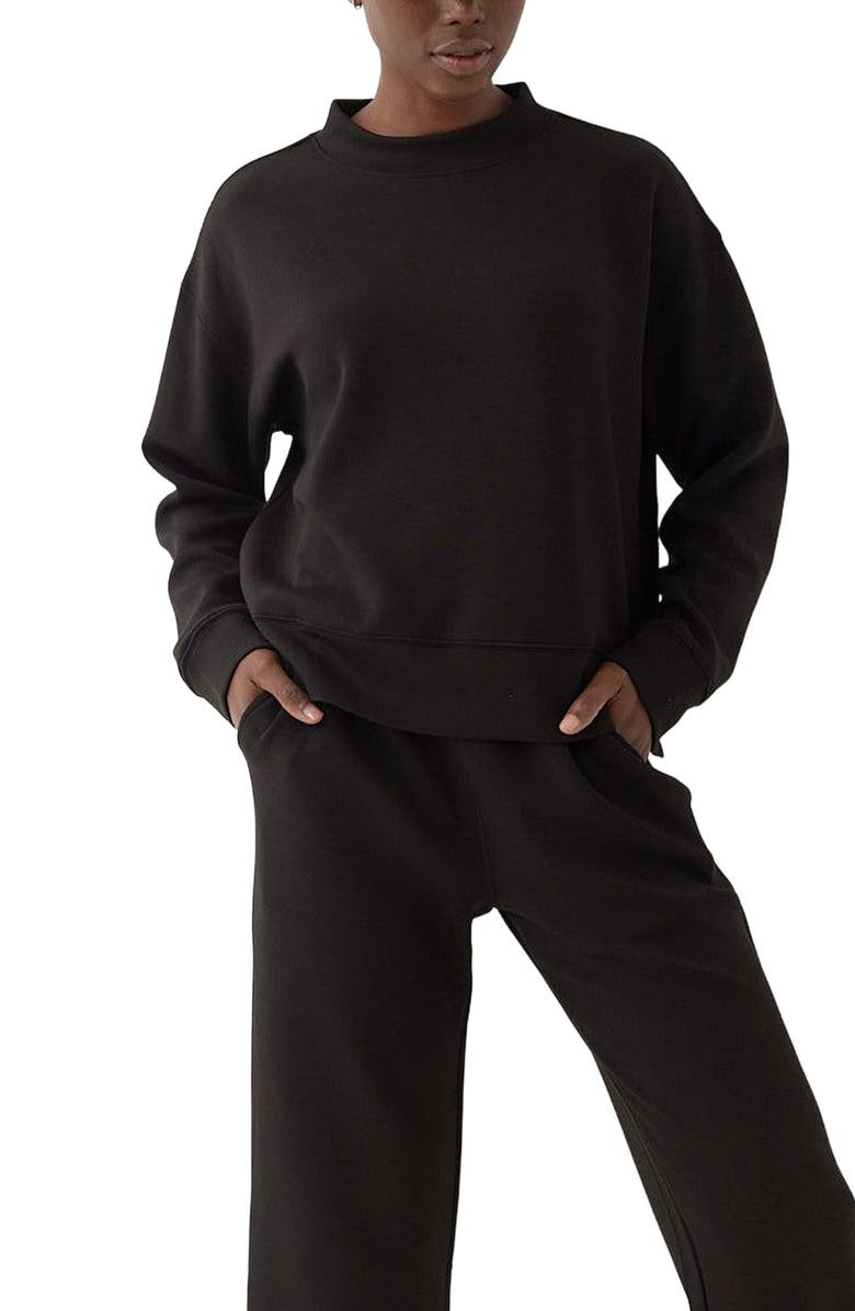 Honors The Clubhouse Travel Pullover, Alternate, color, Black