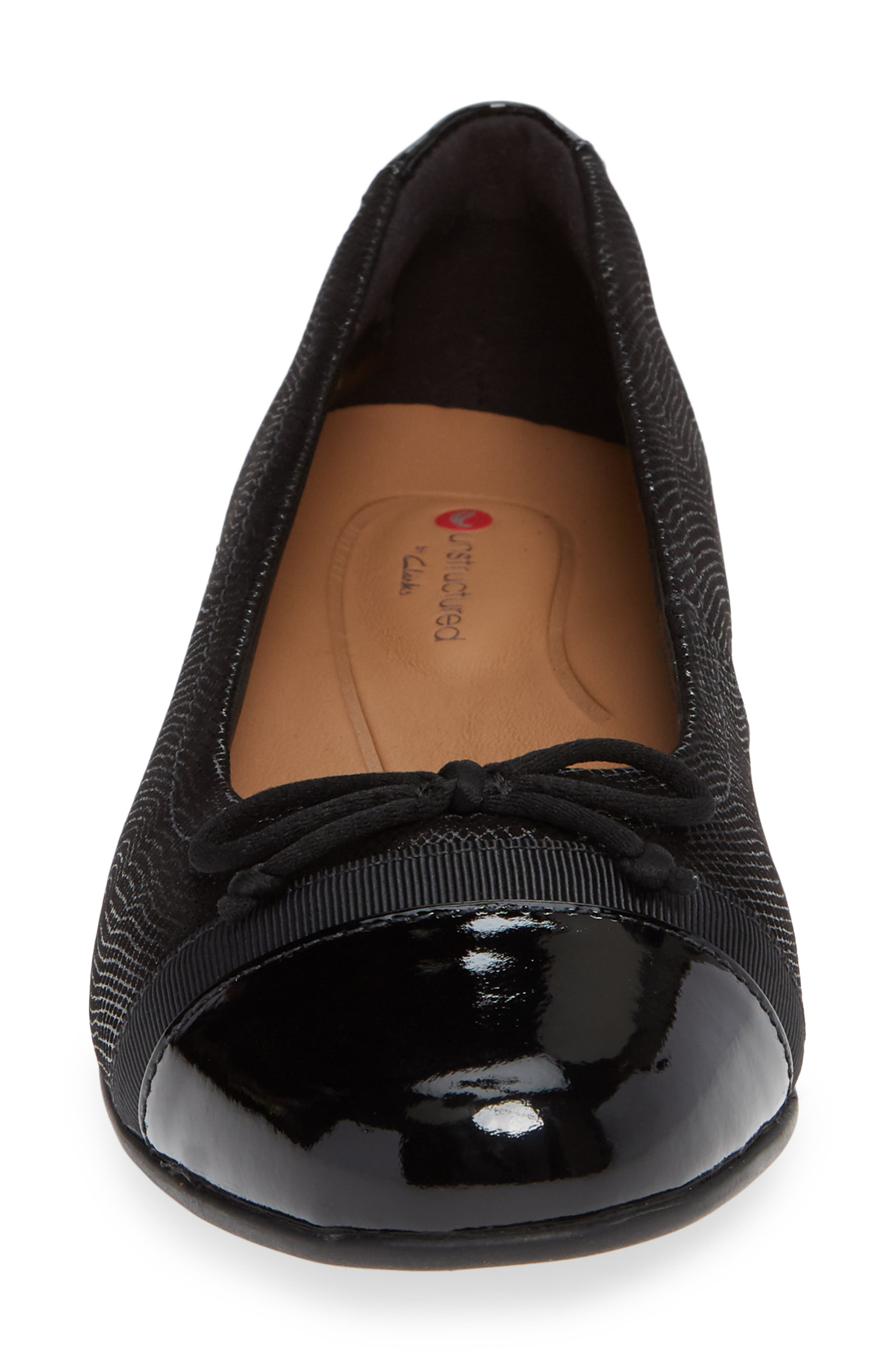 Clarks<sup>®</sup> Un Blush Cap Toe Flat, Alternate, color, 