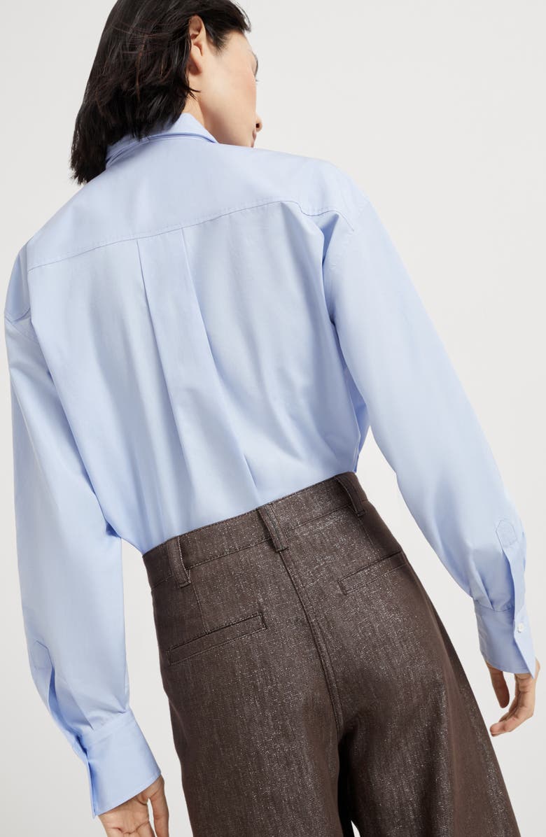 Brunello Cucinelli Loose Curved trousers, Alternate, color, Cocoa