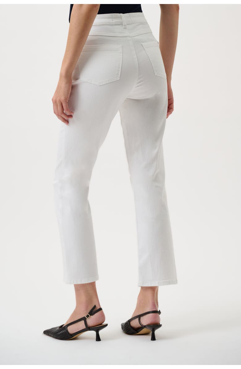 JOSEPH RIBKOFF Margot | Classic Straight Leg Stretch Jeans, Alternate, color, White