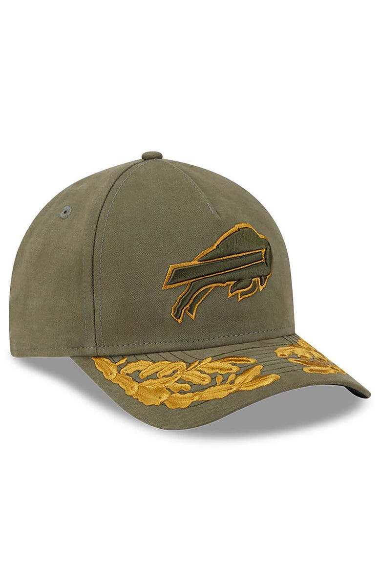 Men's New Era x Alpha Industries  Olive Buffalo Bills A-Frame 9FORTY Adjustable Hat, Alternate, color, Olive