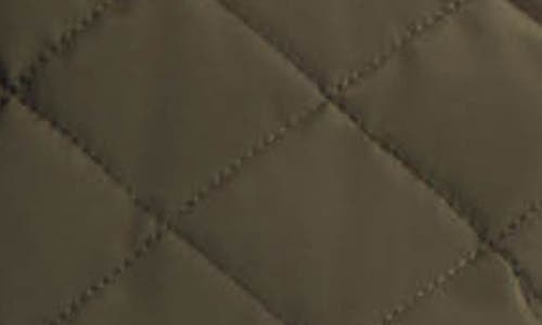Hunter Diamond Quilted Vest In Green