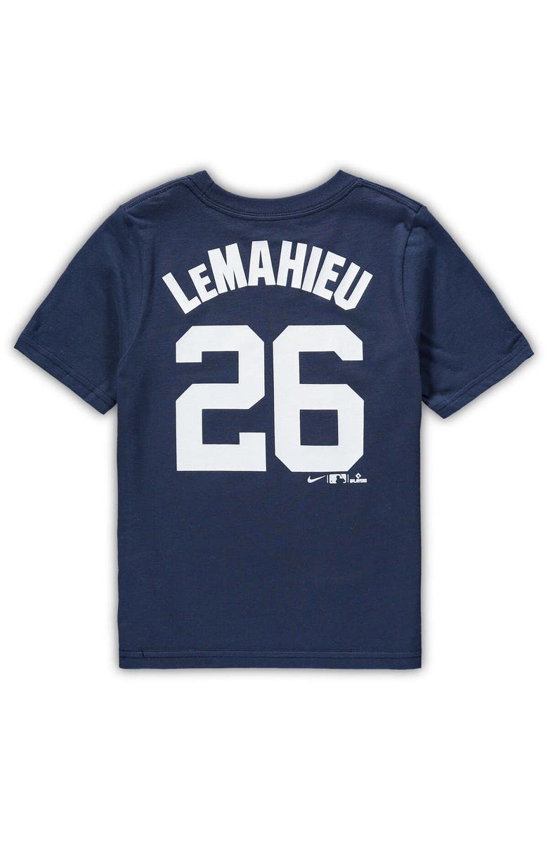 Nike Preschool Nike DJ LeMahieu Navy New York Yankees Player Name & Number T-Shirt, Alternate, color, 