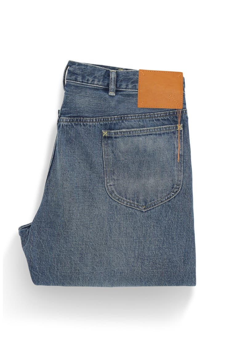 Ibara 33 Japan Denim Five Pocket Regular Fit Pants, Alternate, color, Custom Wash