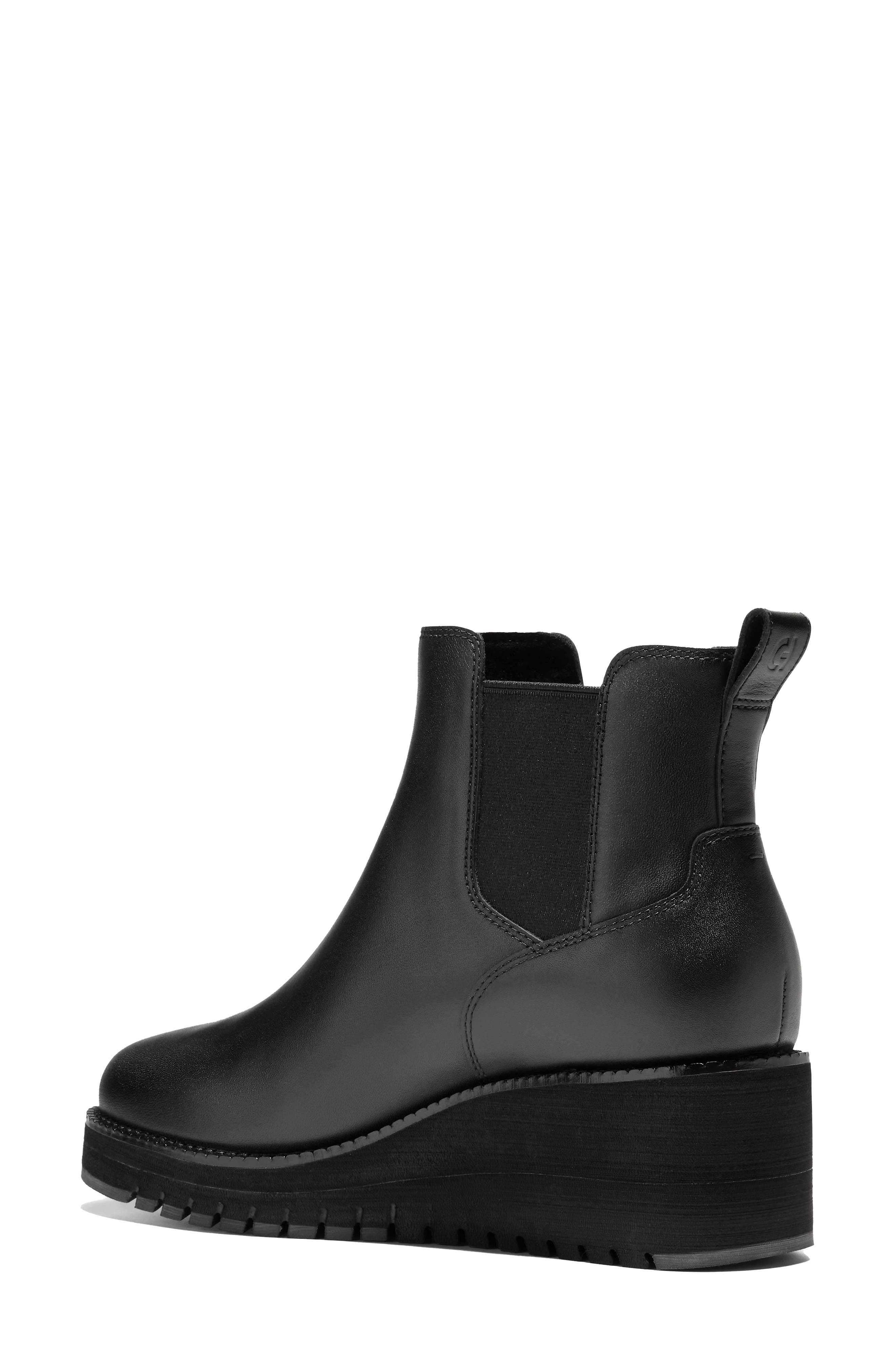 Cole Haan ZeroGrand City Waterproof Wedge Chelsea Boot, Alternate, color, 