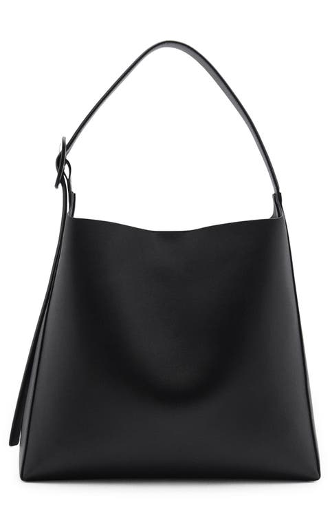 Faux Leather Shopper