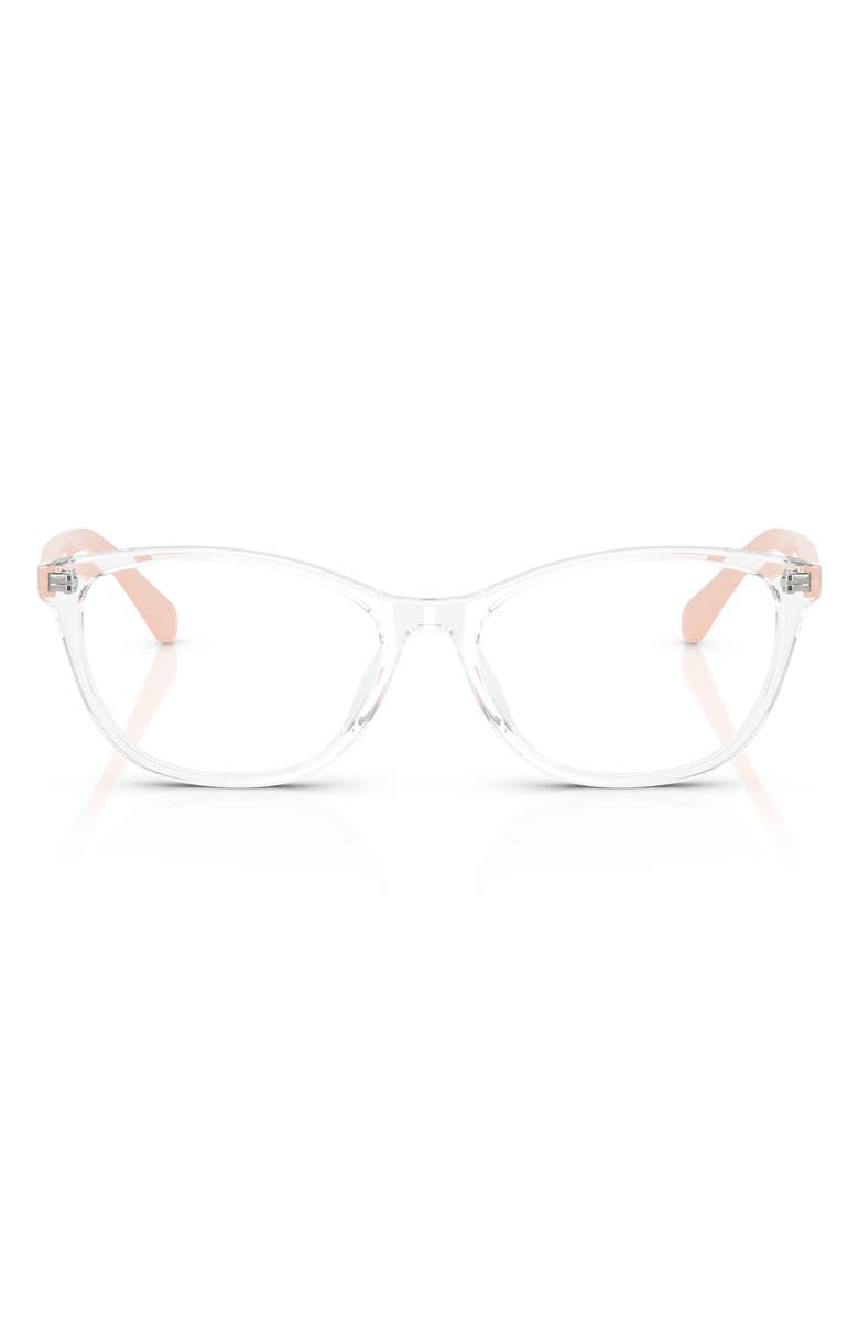 VOGUE 54mm Cat Eye Optical Glasses, Main, color, Transparent