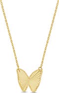 Bony Levy 14K Yellow Gold Butterfly Pendant Necklace