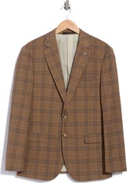 Scotch & Soda Plaid Stretch Sport Coat