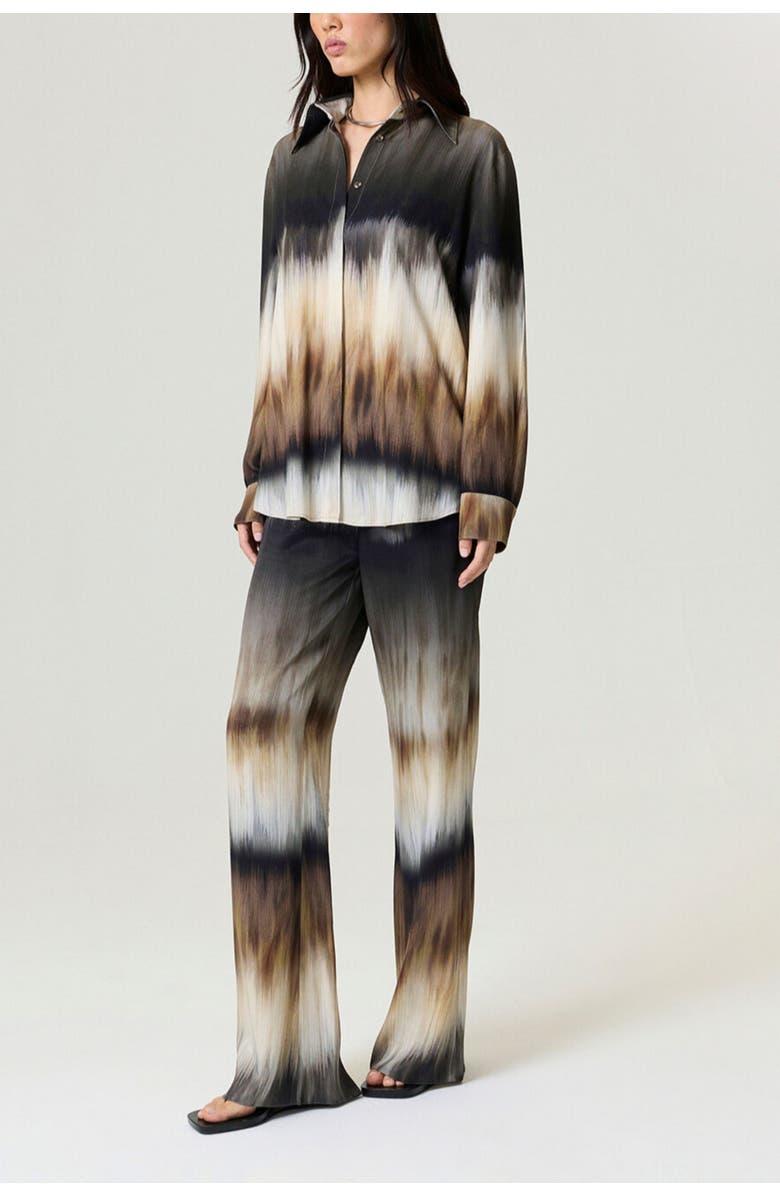 Nocturne Tie-Dye Printed Shirt, Alternate, color, Multi-Colored