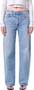 AGOLDE Arc High Waist Loose Wide Leg Jeans