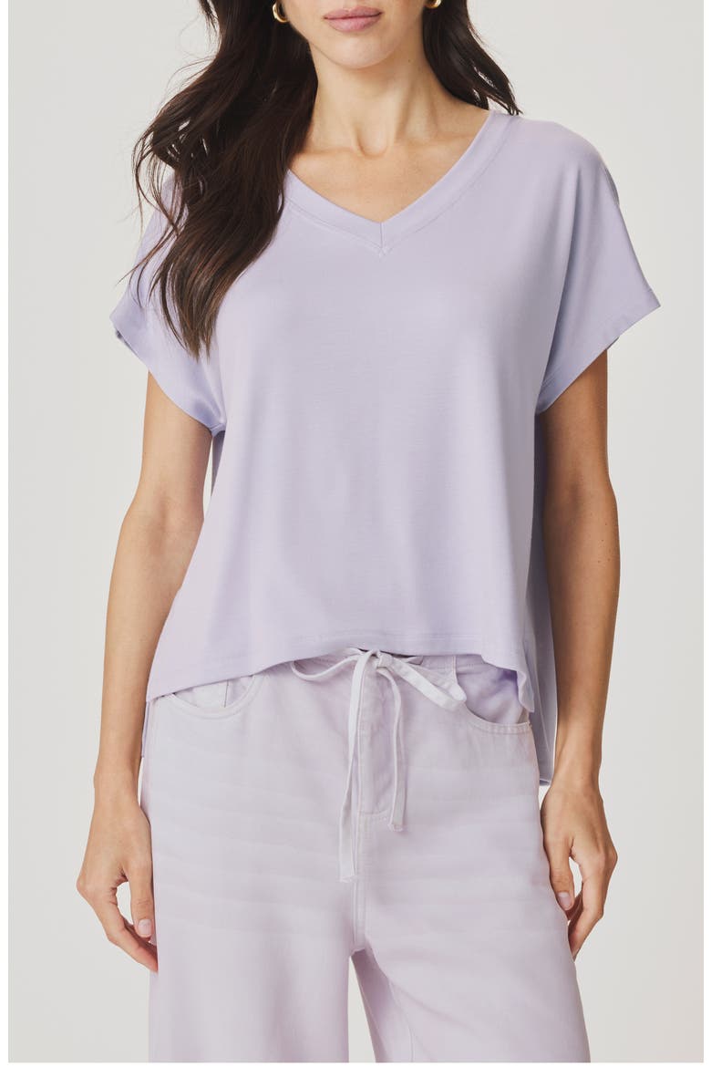 Amaya V-Neck T-Shirt, Main, color, LAVENDER
