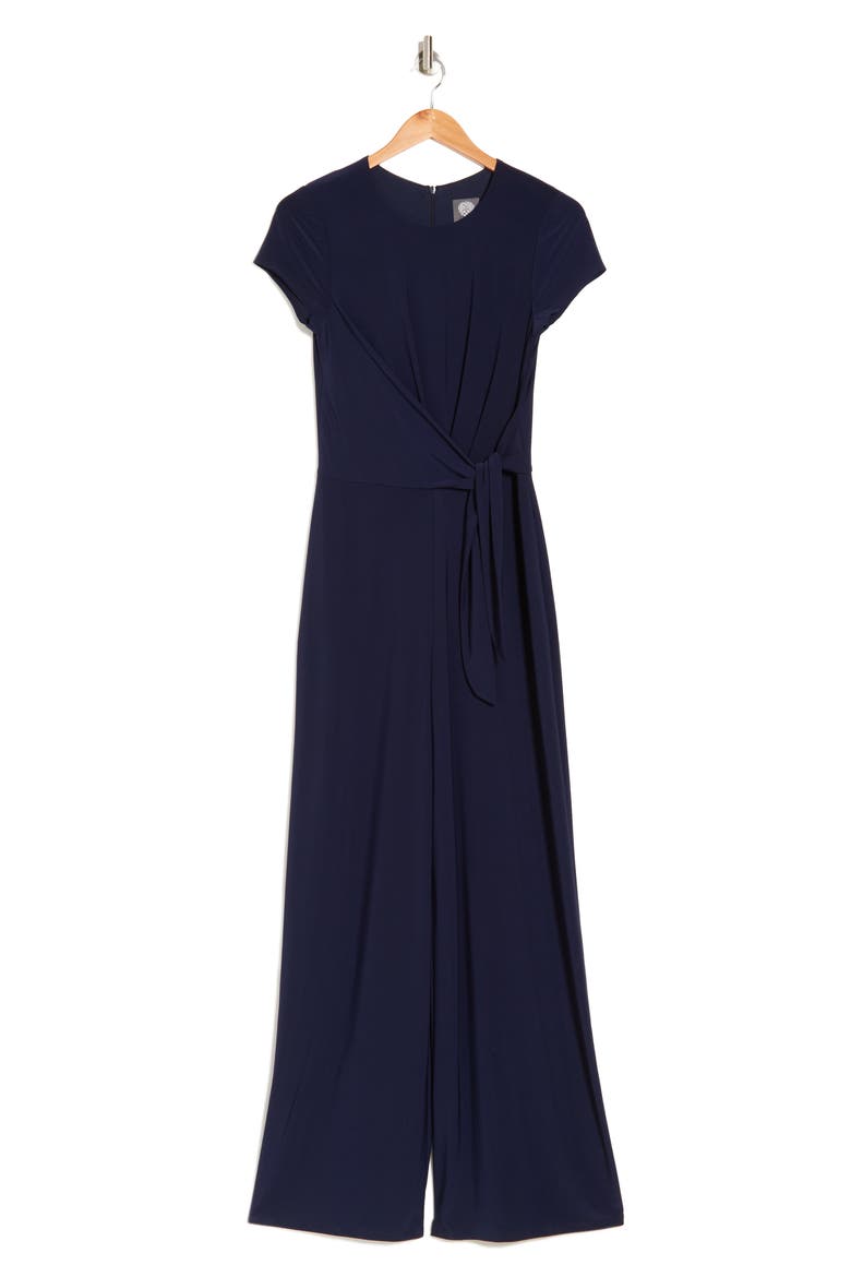 Ity Side Waist Tie Jumpsuit, Alternate, color, NAVY