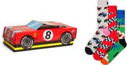 Happy Socks Assorted 3-Pack Top Racer Socks Gift Box