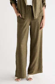 MAX STUDIO Easy Wide Leg Pants