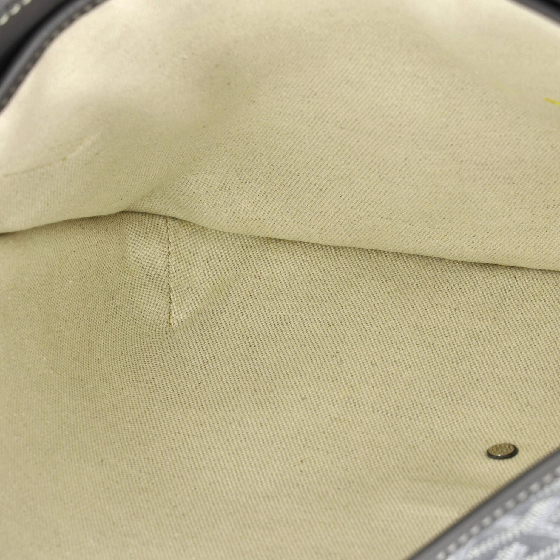 Pre-Owned Goyard Coursier Messenger Bag Coated Canvas and Leather, Alternate, color, Gray