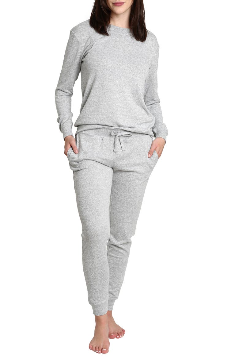 Long Pajamas, Main, color, GREY