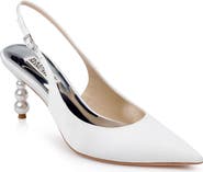 BADGLEY MISCHKA Beatrix Slingback Pointed Toe Pump