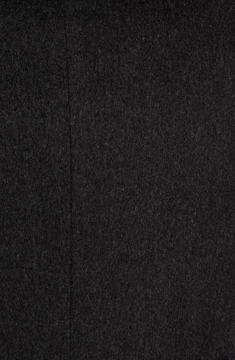 Fleurette Single Breasted Wool Reefer Coat, Alternate, color,