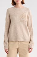 Parker Embroidered Crewneck Sweater
