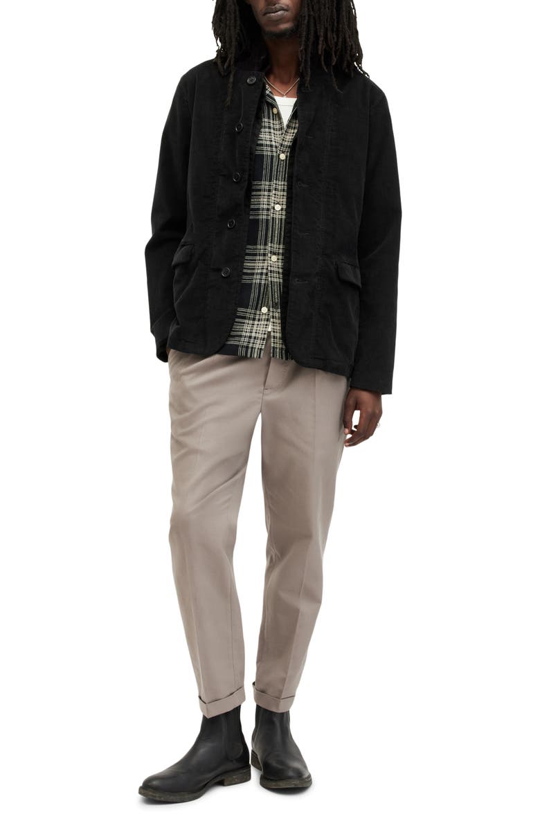 AllSaints Dillon Layered Corduroy Blazer, Alternate, color,